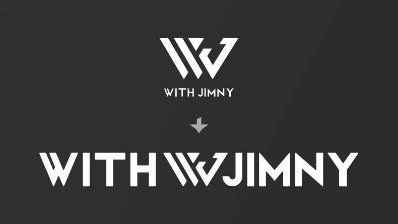 WITH JIMNY ロゴの変更点