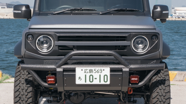 ジムニーノマドのフロント外装カスタム