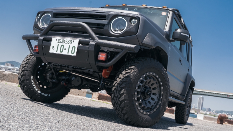 ジムニーノマドの足回りカスタムタイヤ・ホイール・リフトアップ