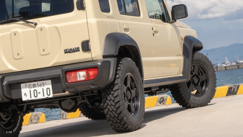 純正車高の限界サイズを履かせたい