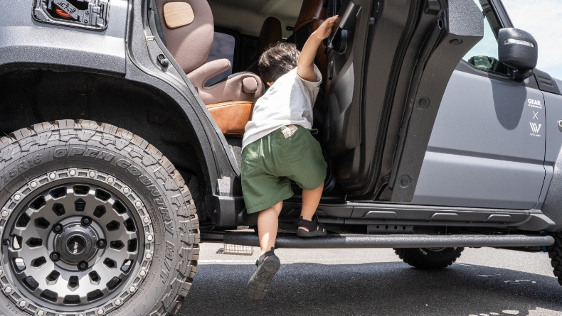 子供の乗り降りが圧倒的に楽になった